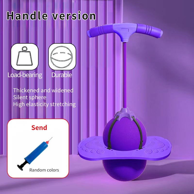 Childrens Sensory Training Bouncing Ball with Handrail