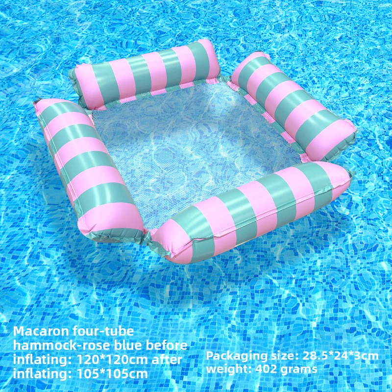 Inflatable Mesh Floating Raft Lounge Bed