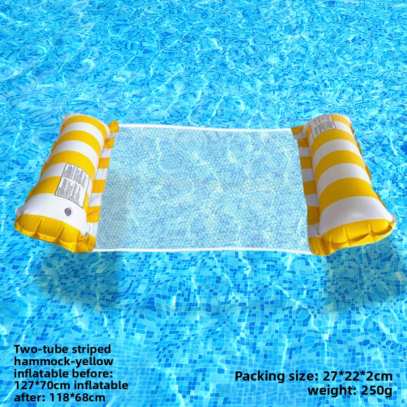 Inflatable Mesh Floating Raft Lounge Bed