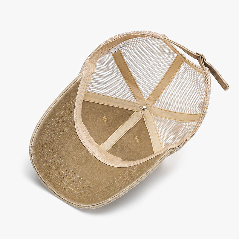Adjustable Washed Cotton Sun Hat