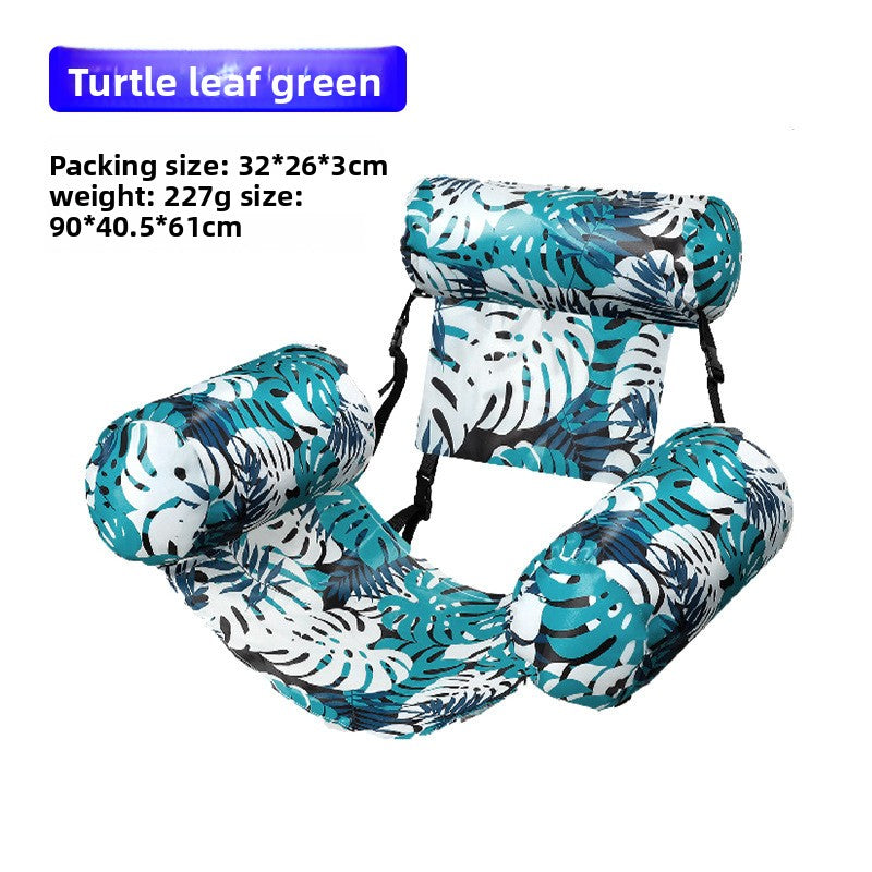 Inflatable Mesh Floating Raft Lounge Bed