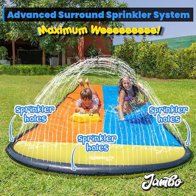 Two-Person Inflatable Water Slide