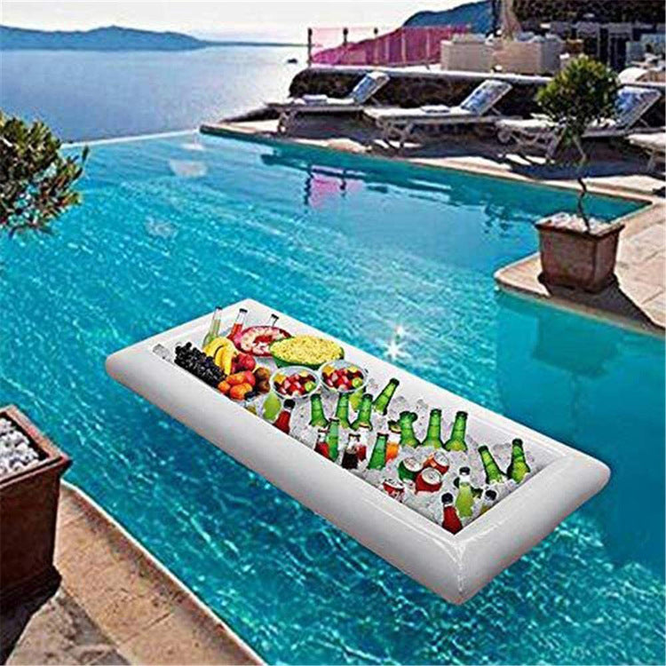 Inflatable Poolside Drink Holder Tray
