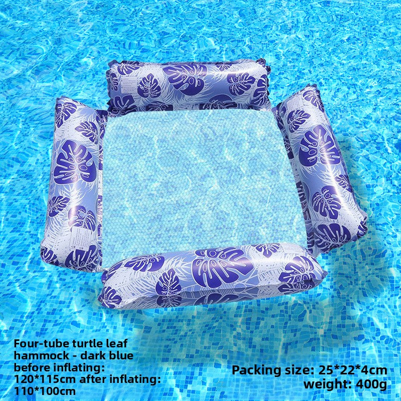 Inflatable Mesh Floating Raft Lounge Bed