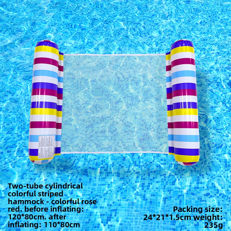 Inflatable Mesh Floating Raft Lounge Bed