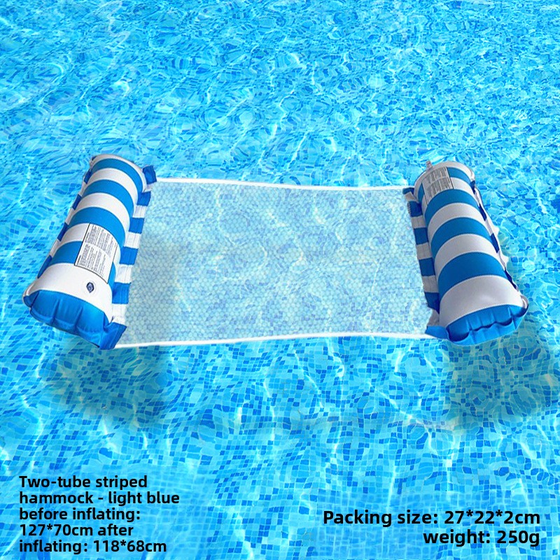 Inflatable Mesh Floating Raft Lounge Bed