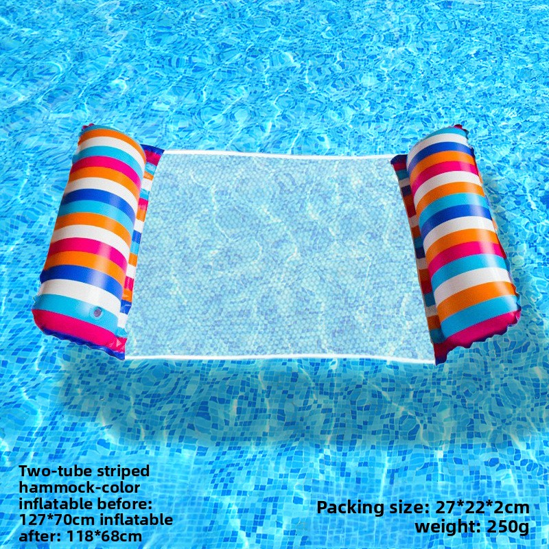 Inflatable Mesh Floating Raft Lounge Bed