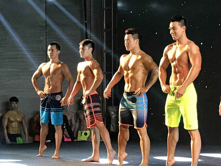 Mens Quick-Dry Fitness Beach Shorts