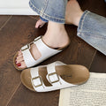 Casual Buckle Sandals Retro Open-Toe Design