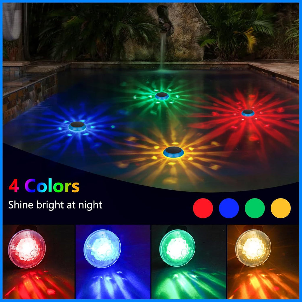 Solar Powered Colorful Floating Pool Light