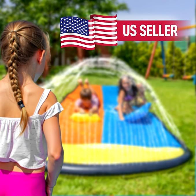 Two-Person Inflatable Water Slide