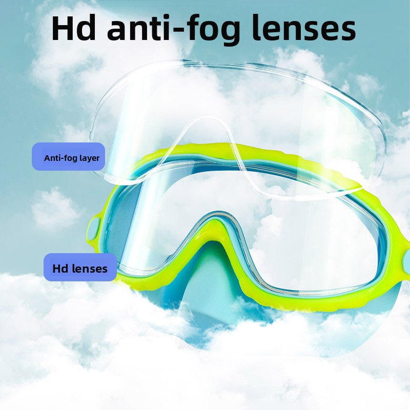 Children's anti-fog swimming goggles