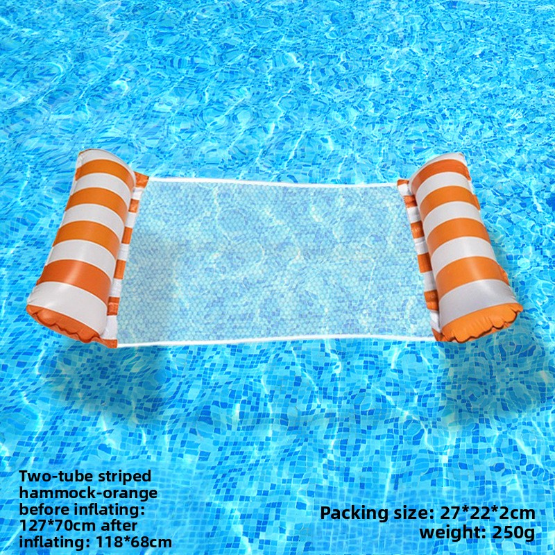 Inflatable Mesh Floating Raft Lounge Bed