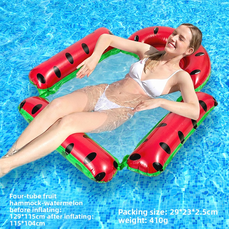 Inflatable Mesh Floating Raft Lounge Bed