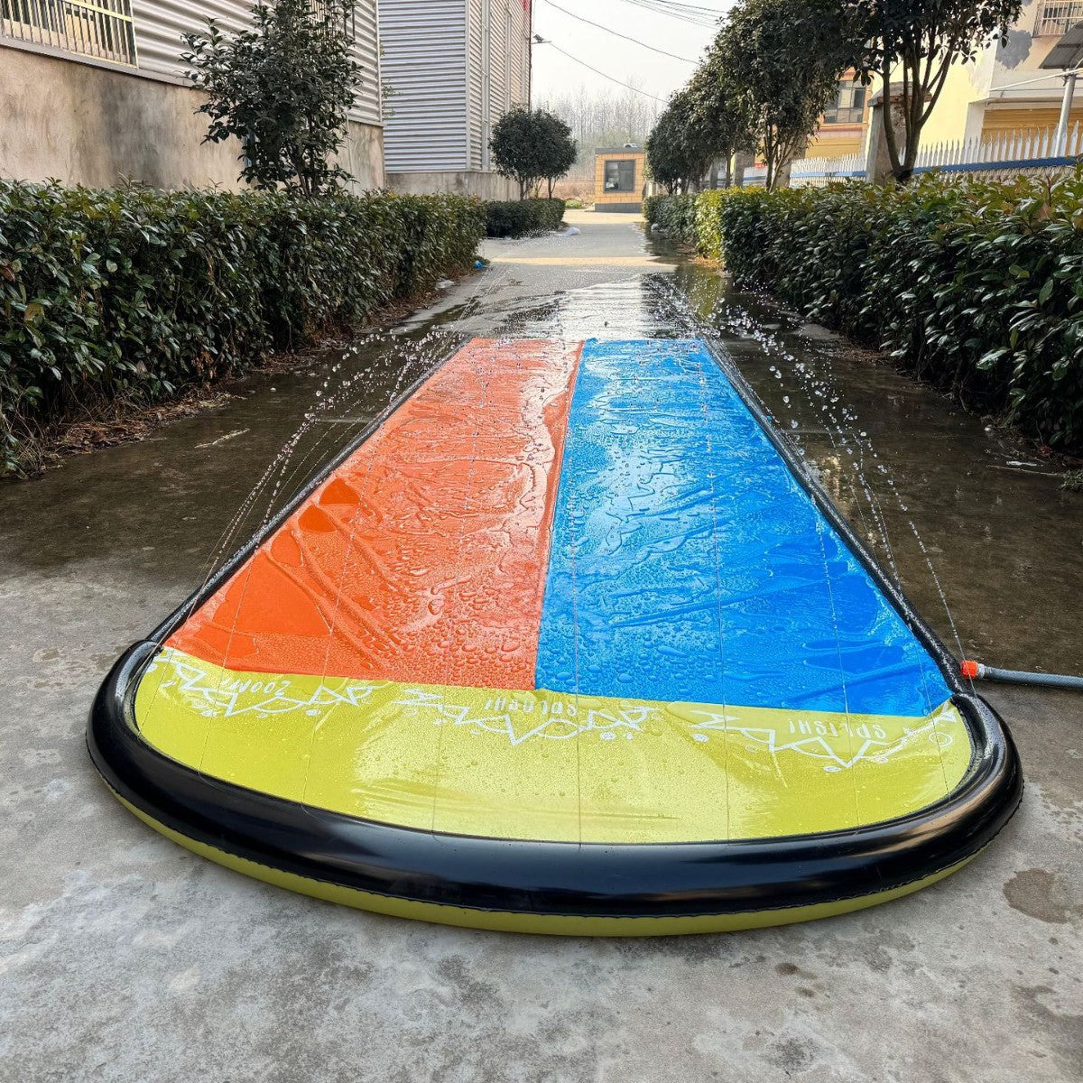 Two-Person Inflatable Water Slide